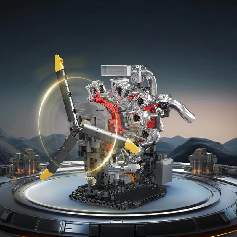 Motorised Radial Aircraft Engine 1147pcs