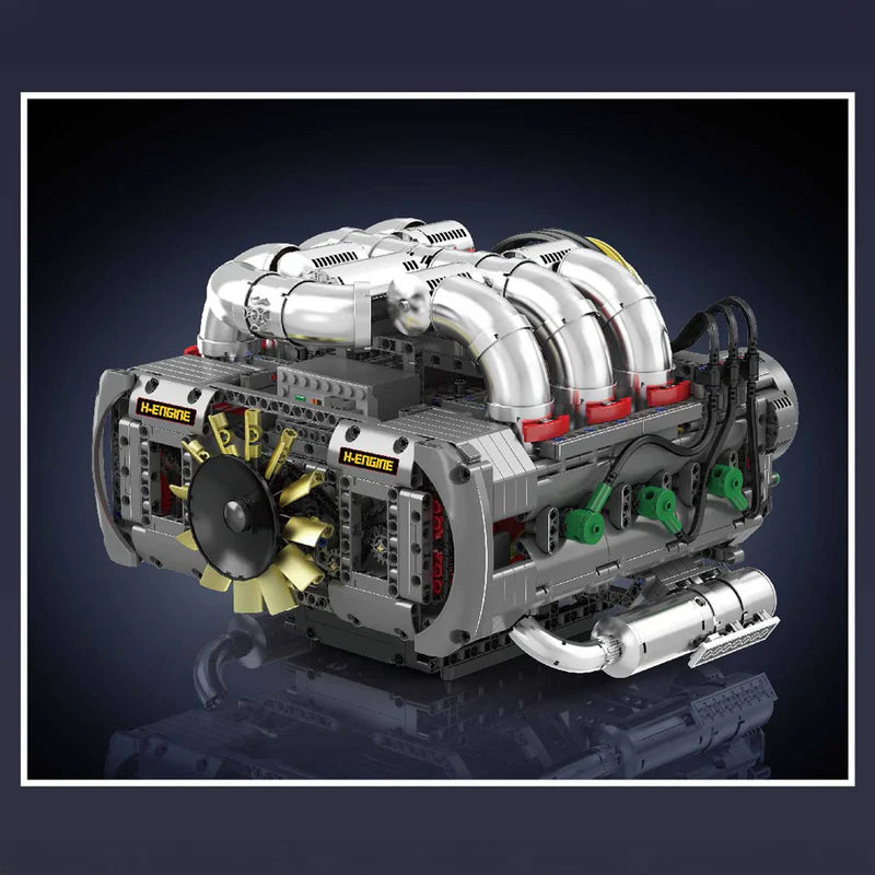 Motorised Flat 6 Engine 2375pcs
