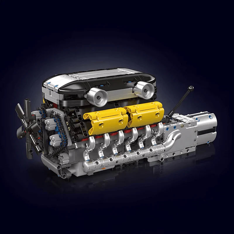 Motorised Italian Bull V12 Engine 1260pcs