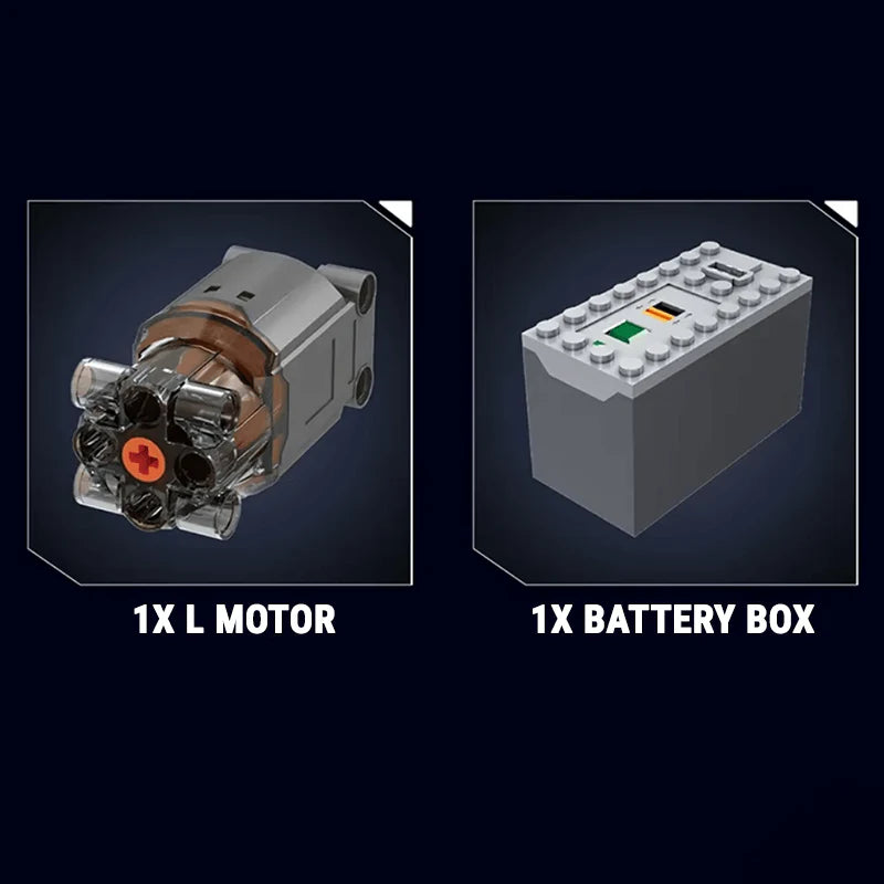 Motorised W16 Engine 952pcs