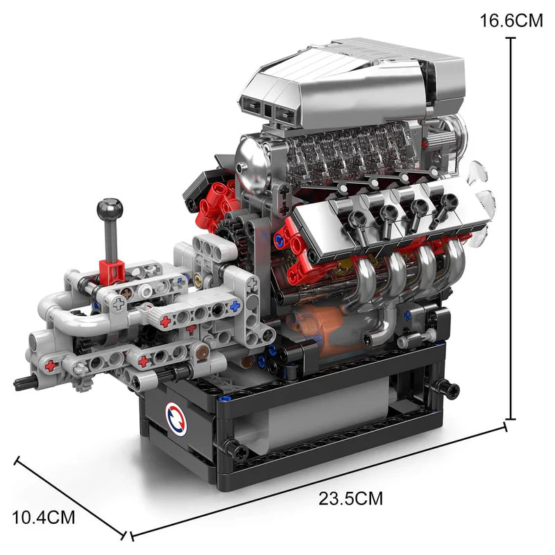 The Iconic V8 Supercharger Engine 855pcs