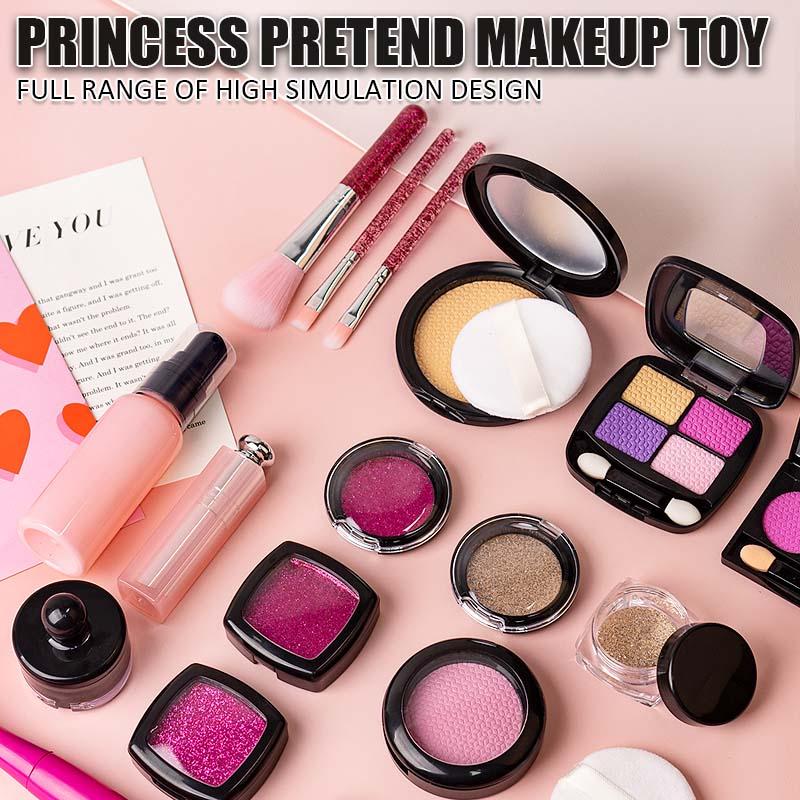 Simulated Makeup Kit for Girls, Play Makeup Set for Kids