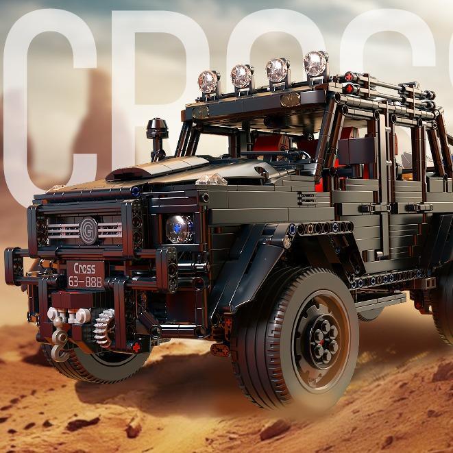 【1:8】3224pcs Dark Warrior Big G Assembly Off-road Vehicle - Brabus Model Toy
