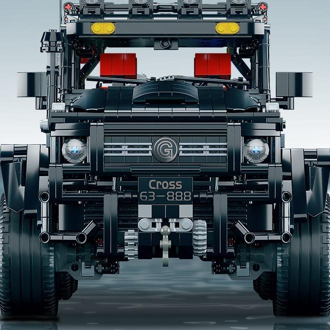 【1:8】3224pcs Dark Warrior Big G Assembly Off-road Vehicle - Brabus Model Toy