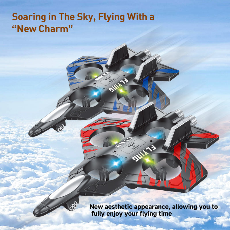 360° Flip RC Jet Plane Toy for Kids with LED Lights - Fun Kids Toy