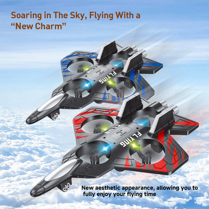 360° Flip RC Jet Plane Toy for Kids with LED Lights - Fun Kids Toy