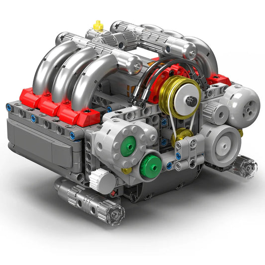 Motorised Flat 6 Engine 609pcs