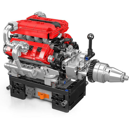 Motorised Italian V8 Engine 750pcs