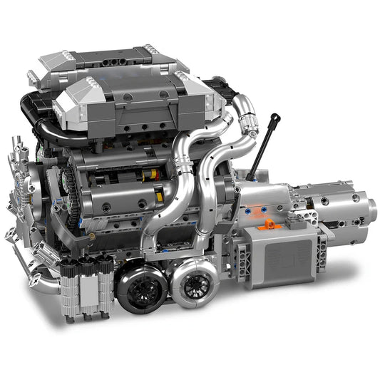 Motorised Hypercar W16 Engine & Gearbox 2024pcs