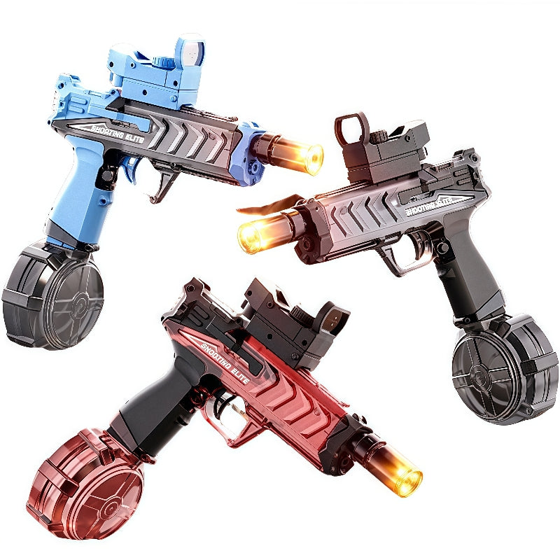 Electric Water Gun with Muzzle Light,Outdoor Party Summer Water Guns Shooting Game Toy