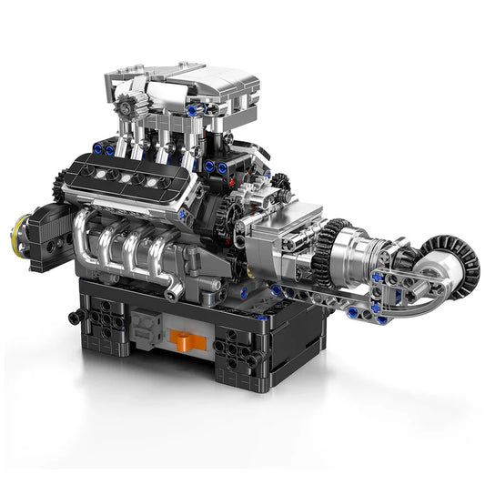 Motorised British Supercar V8 Engine 737pcs