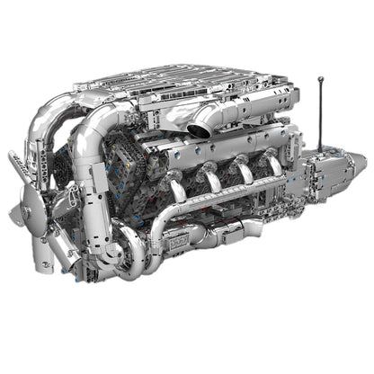 The Ultimate Chrome 5.5L V8 Engine & Gearbox 2899pcs