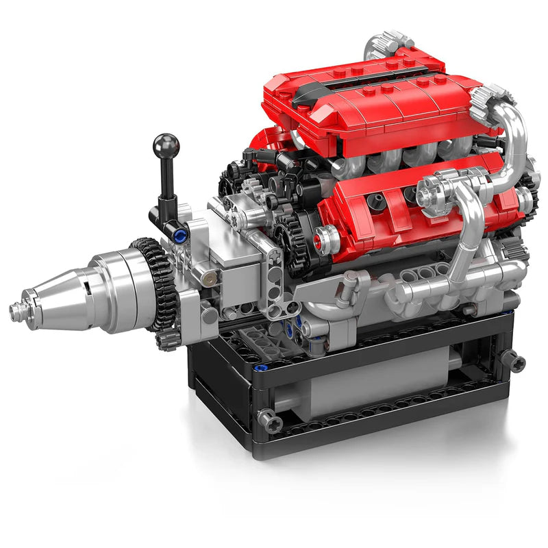 Motorised Italian V8 Engine 750pcs