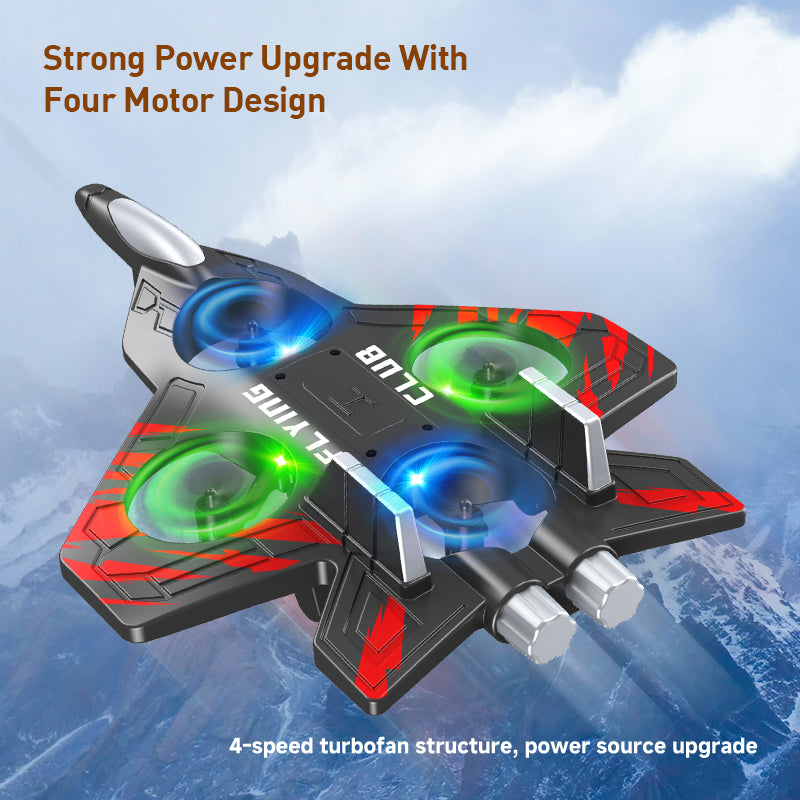 360° Flip RC Jet Plane Toy for Kids with LED Lights - Fun Kids Toy
