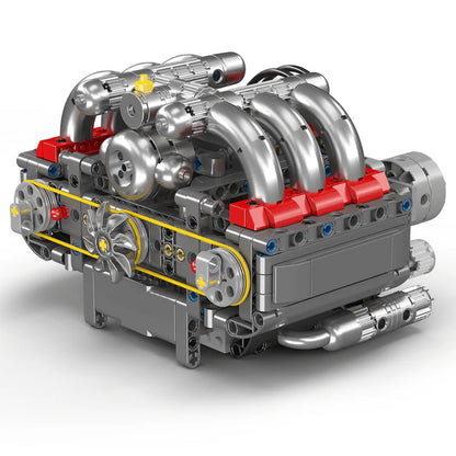Motorised Flat 6 Engine 609pcs