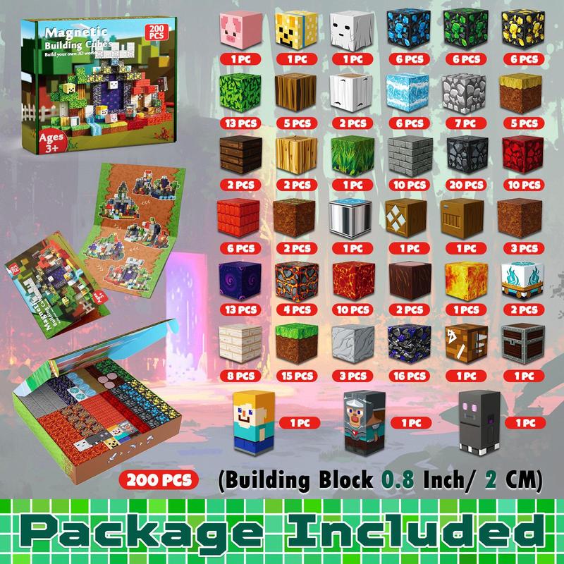 Magnetic Building Blocks STEM Children Toys Boys Girls Birthday gift