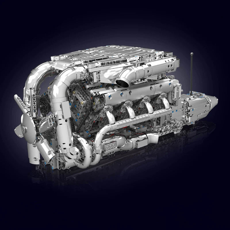 The Ultimate Chrome 5.5L V8 Engine & Gearbox 2899pcs