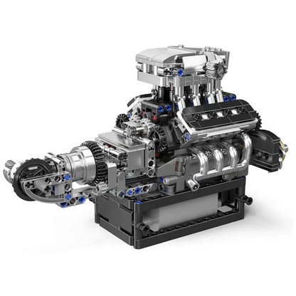 Motorised British Supercar V8 Engine 737pcs
