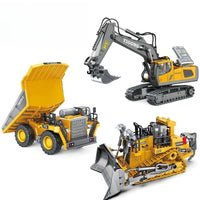 Excavator +Bulldozer+Dump Truck 【Three-in-on】