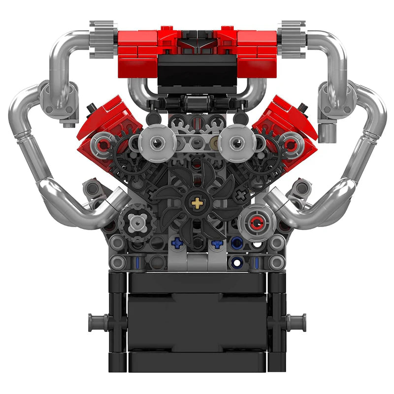 Motorised Italian V8 Engine 750pcs