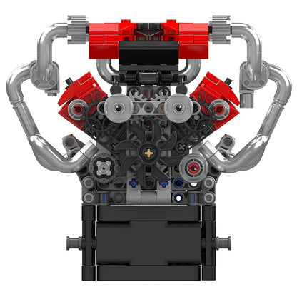 Motorised Italian V8 Engine 750pcs