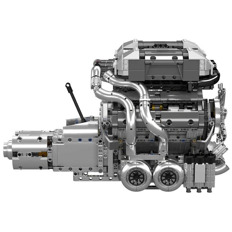 Motorised Hypercar W16 Engine & Gearbox 2024pcs
