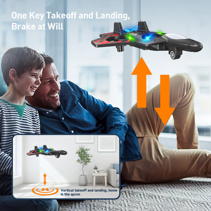 360° Flip RC Jet Plane Toy for Kids with LED Lights - Fun Kids Toy