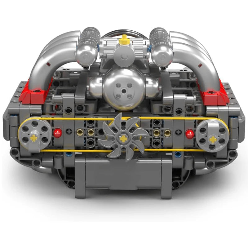 Motorised Flat 6 Engine 609pcs