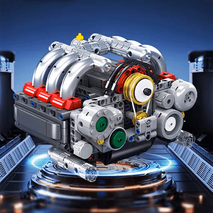 Motorised Flat 6 Engine 609pcs