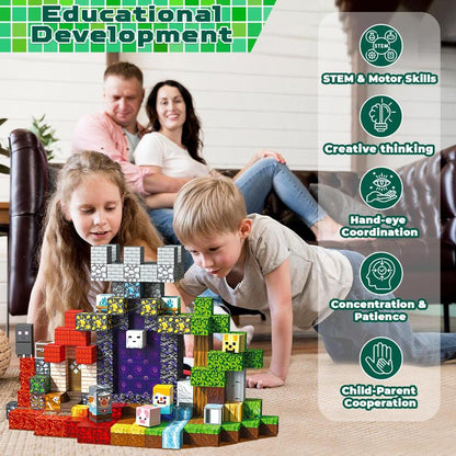 Magnetic Building Blocks STEM Children Toys Boys Girls Birthday gift