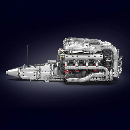 The Ultimate Chrome 5.5L V8 Engine & Gearbox 2899pcs