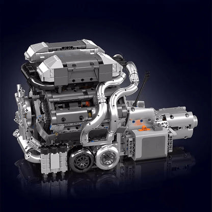 Motorised Hypercar W16 Engine & Gearbox 2024pcs