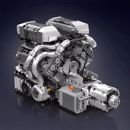 Motorised Hypercar W16 Engine & Gearbox 2024pcs