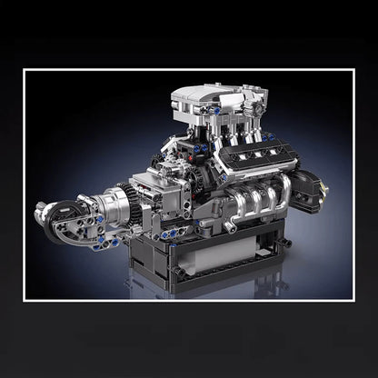 Motorised British Supercar V8 Engine 737pcs