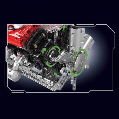 The Ultimate V12 Engine & Gearbox 3472pcs