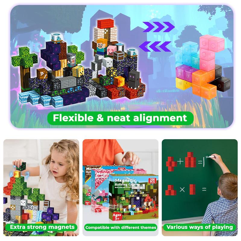 Magnetic Building Blocks STEM Children Toys Boys Girls Birthday gift