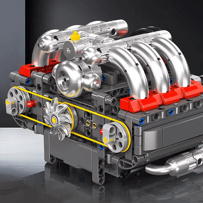 Motorised Flat 6 Engine 609pcs