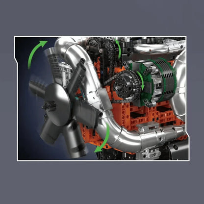 The Ultimate Inline-6 Truck Engine 3236pcs