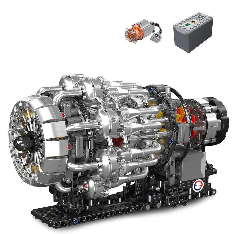 Motorised Turbofan Engine 1214pcs