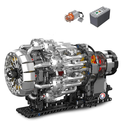 Motorised Turbofan Engine 1214pcs