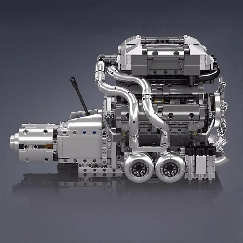 Motorised Hypercar W16 Engine & Gearbox 2024pcs
