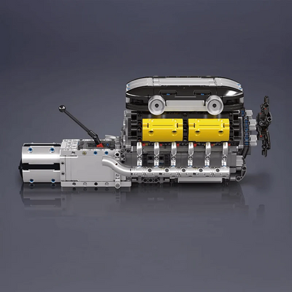 Motorised Italian Bull V12 Engine 1260pcs