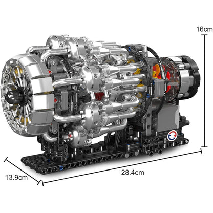Motorised Turbofan Engine 1214pcs