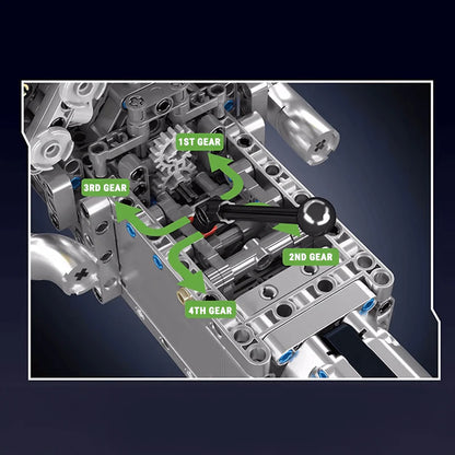 Motorised Italian Bull V12 Engine 1260pcs