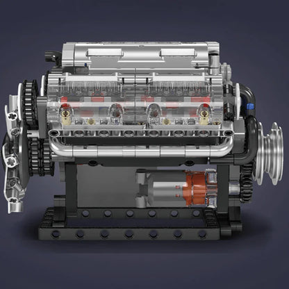 Motorised V8 Engine 552pcs