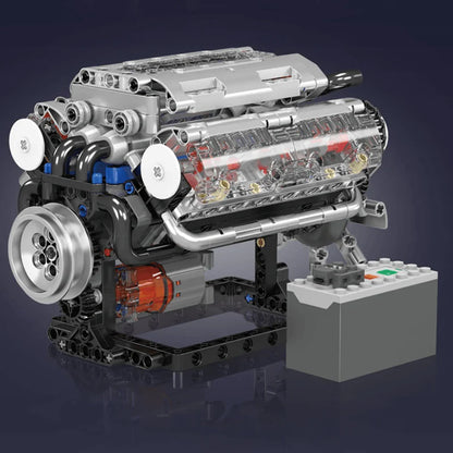 Motorised V8 Engine 552pcs