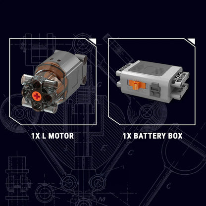 The Ultimate V12 Engine & Gearbox 3472pcs