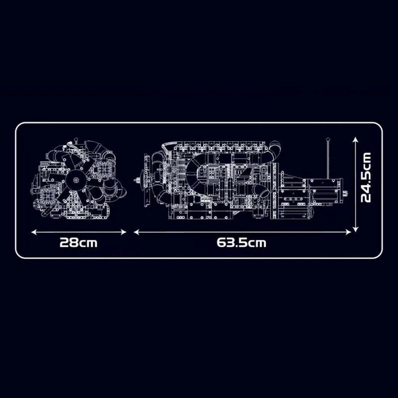 The Ultimate Inline-6 Truck Engine 3236pcs