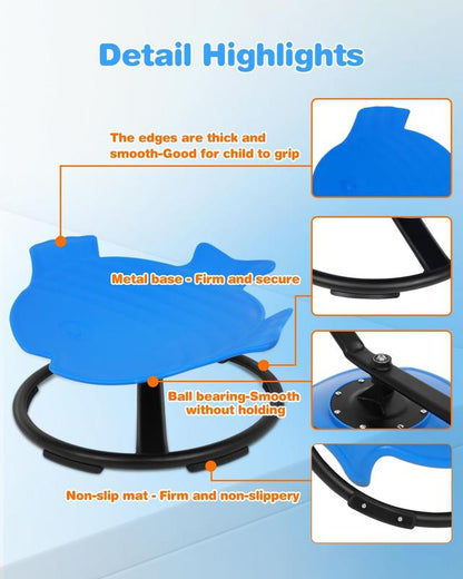 Children's Stress Relief Toy Sensory Rotating Rocking Chair