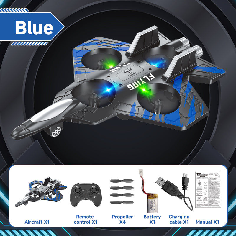360° Flip RC Jet Plane Toy for Kids with LED Lights - Fun Kids Toy